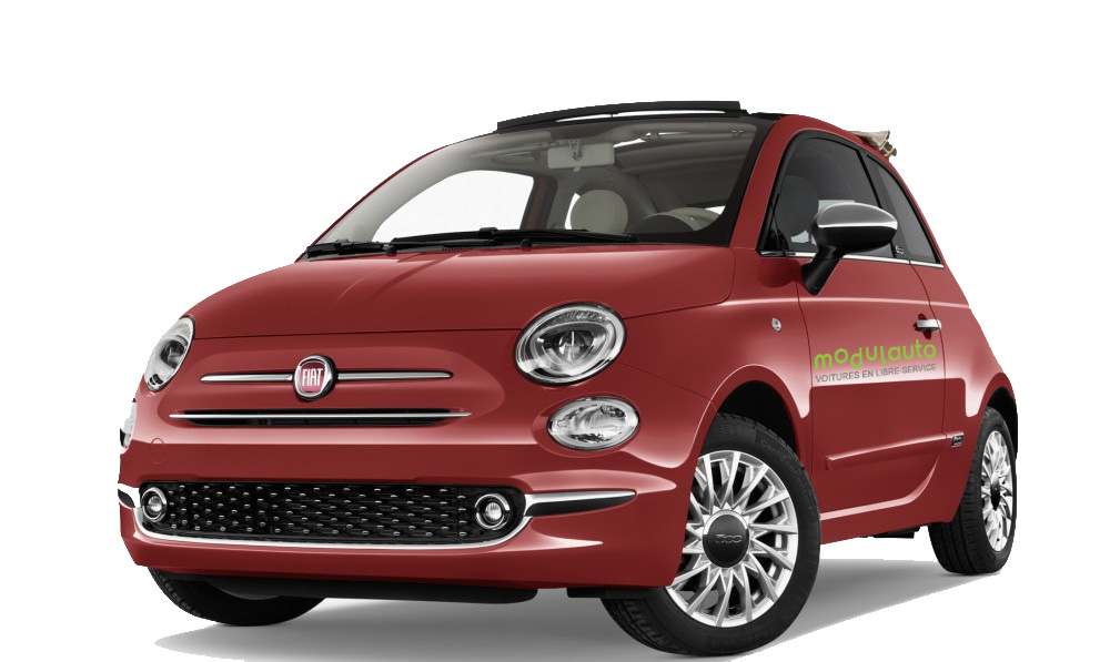 fiat 500c rouge